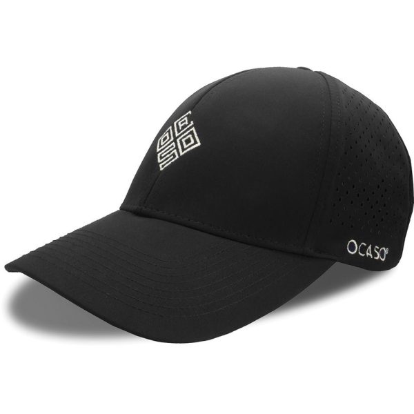 OCA96BCL_add_01.jpg Ocaso 6-Panel Baseball Cap Black Snapback