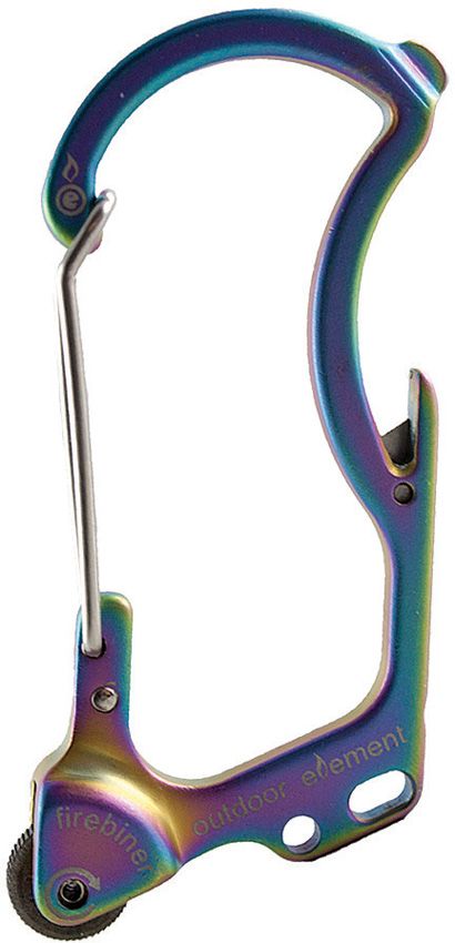 ODEF1RB.jpg Outdoor Element Firebiner Aurora Carabiner - Spectrum