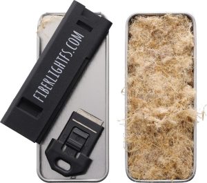 Outdoor Element Fiber Light EDC Fire Kit