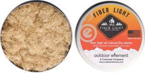 Outdoor Element Fiber Light Original Round Tin