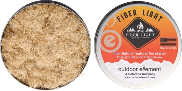 Outdoor Element Fiber Light Original Round Tin