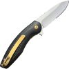 Outdoor Element Quick Feather Linerlock - VG-10 Partial Serrated