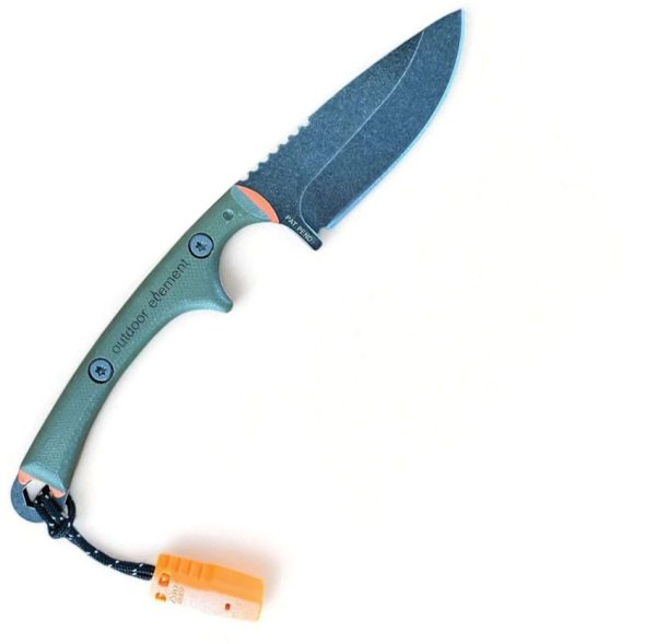 Outdoor Element Scout Feather OD Green - VG-10 Saber Ground