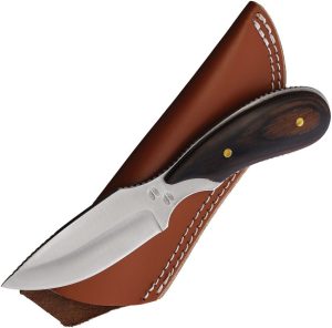 Outdoor Edge Dark Timber Skinner Fixed Blade Pakkawood