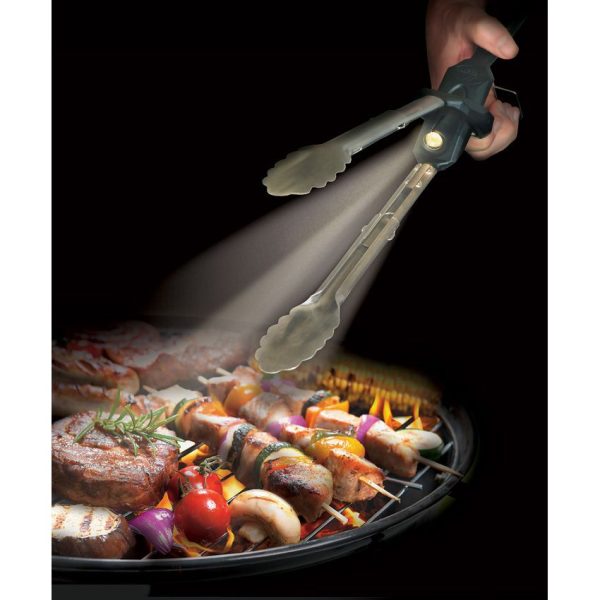 Outdoor Edge Grill Beam Tongs - Extendable LED
