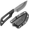 Outdoor Edge Pivot Drop Point Fixed Blade - Black TPR Handle