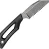 Outdoor Edge Pivot Wharncliffe Fixed Blade - Black TPR Handle
