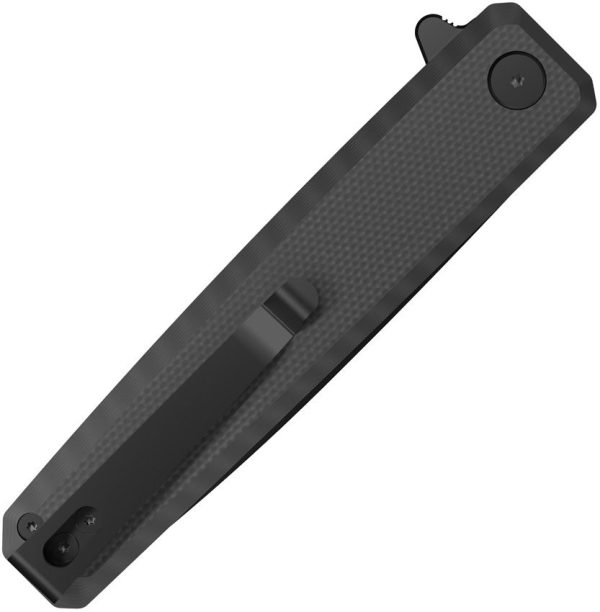 Outdoor Edge Peleus Linerlock Black G10 - Clip Point