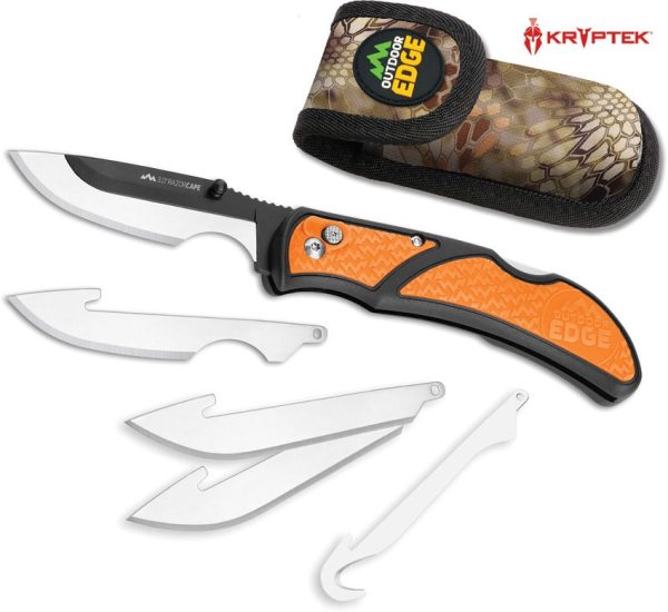 Outdoor Edge RazorCape Lockback - Multi-Blade Hunting System