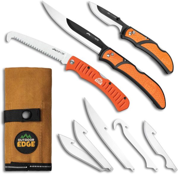 OERGP1.jpg Outdoor Edge Razor Guide Pack Orange Multi-Tool Knife Set