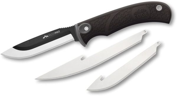 Outdoor Edge Razormax Black Knife - Interchangeable Blade System