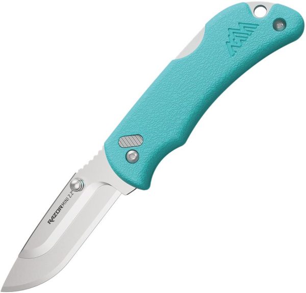 Outdoor Edge Razor Mini Lockback Teal - 420J2 Folding Knife