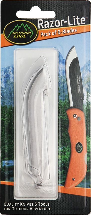 OERR6.jpg Outdoor Edge Razor-Lite Guthook Replacement Blades - 6 Pack