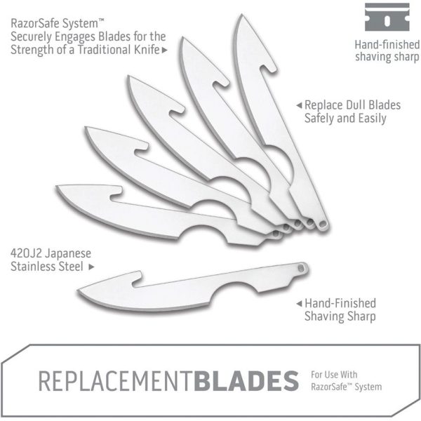 Outdoor Edge Caping Blade 6 Pack - Storage Box Included