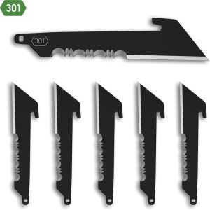 Outdoor Edge Utility Blade Black Oxide 420J2 - Pack of 6