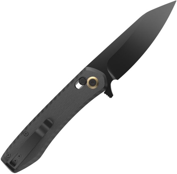 Outdoor Edge Sentinel Crossbar Lock Folding Knife 8Cr13MoV Black G10