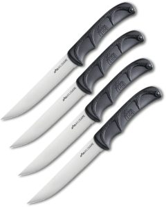 Outdoor Edge Wild Game Steak Knives Black - Set of 4