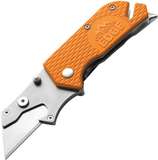 Outdoor Edge UtiliPro Framelock Folding Knife Orange 1" Blade