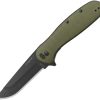 Outdoor Edge Razor VX2 Green G10 Folding Knife 3" 420J2 Blade