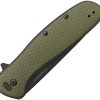 Outdoor Edge Razor VX2 Green G10 Folding Knife 3" 420J2 Blade