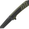 Outdoor Edge Razor VX4 Folding Knife 3" 420J2 Black Green G10