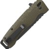 Outdoor Edge Razor XD1 Button Lock - Brown GFN Handle