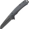 Outdoor Edge Razor XD3 Button Lock Folding Knife, 3" 420J2 Blade, Gray