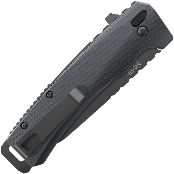 Outdoor Edge Razor XD3 Button Lock Folding Knife, 3" 420J2 Blade, Gray