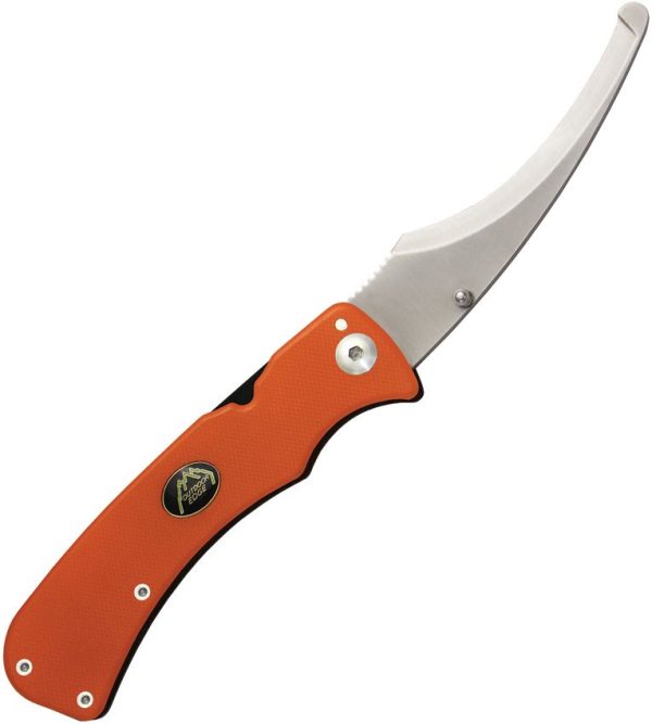 OEZO10C.jpg Outdoor Edge Zip-Pro Framelock - Orange G10 Handle
