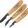 Old Forge Three Piece Wood Carving Set with Sheath