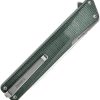 Oknife AION Linerlock Folding Knife Green Micarta 14C28N
