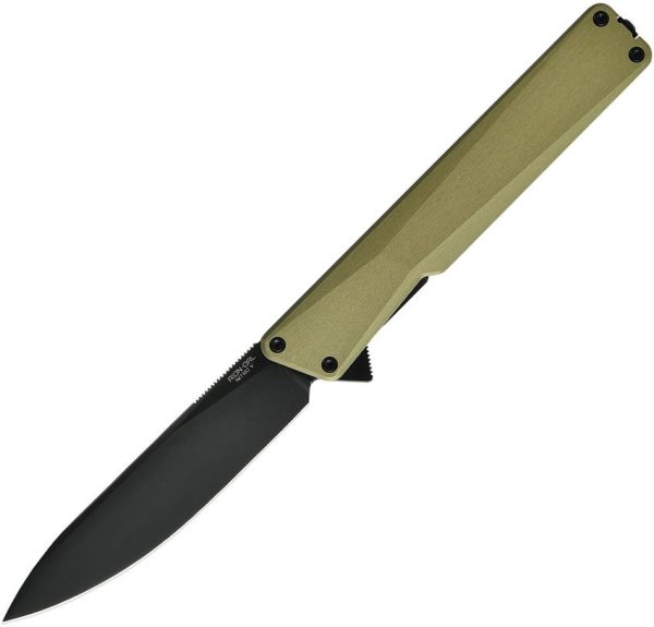Oknife AION Liner Lock Folding Knife Nitro V Olive Green
