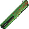 Oknife AION Linerlock Folding Knife Zombie Green Nitro V