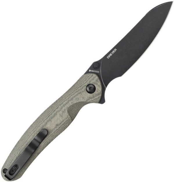 OKnife Drever Linerlock OD Green - N690