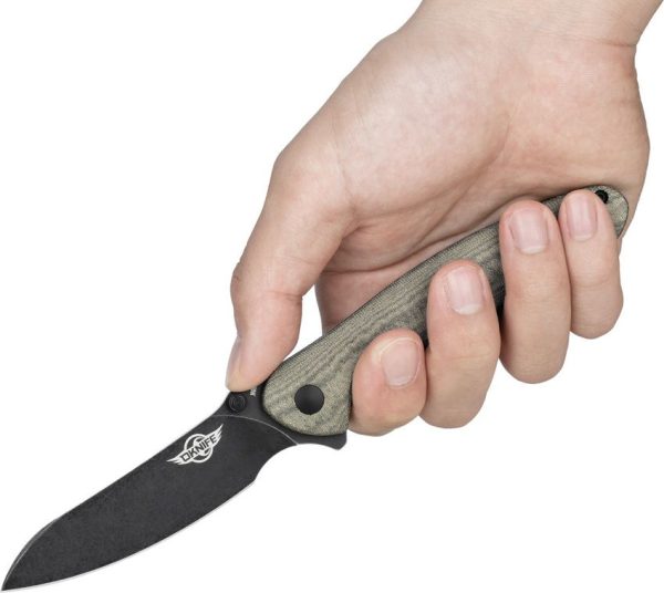 OKnife Drever Linerlock OD Green - N690