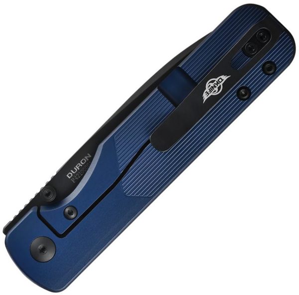 Oknife Duron Framelock Navy Blue Folding Knife Nitro V Steel