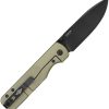 Oknife Duron Framelock Green Folding Knife Nitro V Steel