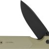 Oknife Duron Framelock Green Folding Knife Nitro V Steel