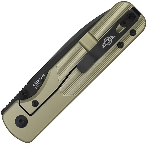 Oknife Duron Framelock Green Folding Knife Nitro V Steel