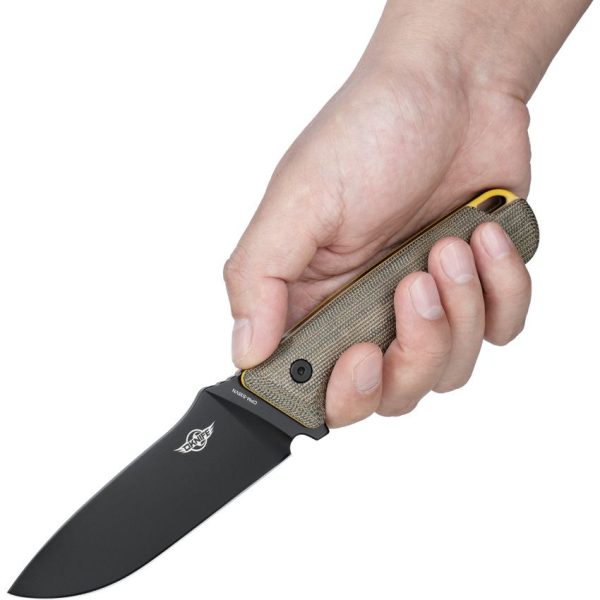 Oknife Fortitude 2 Fixed Blade CPM S35VN Black 4" Knife