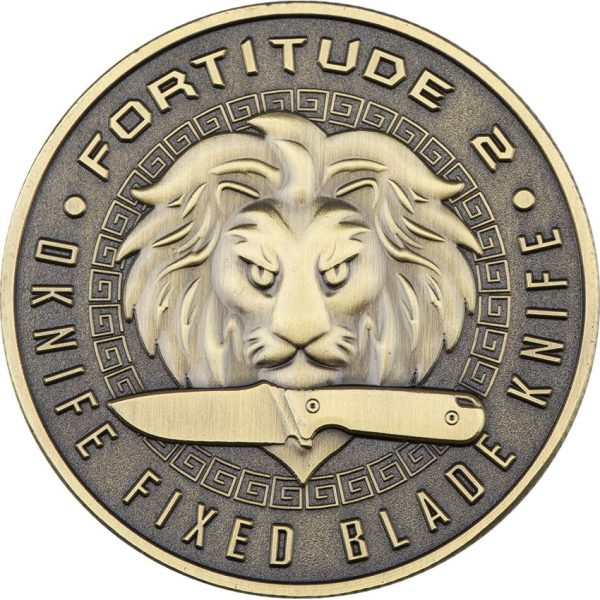 Oknife Fortitude 2 Fixed Blade CPM S35VN Black 4" Knife