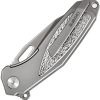 Oknife Freeze 5L Linerlock Titanium Drop Point Knife