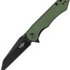 Oknife Freeze Linerlock OD Green Wharncliffe Knife