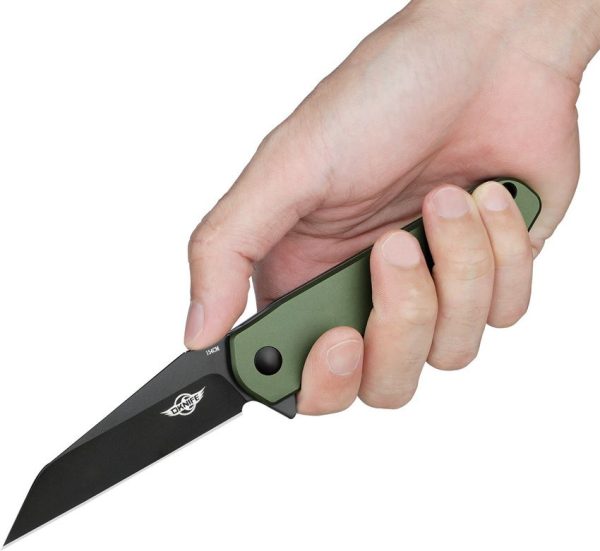 Oknife Freeze Linerlock OD Green Wharncliffe Knife