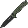 OKnife Mettle Button Lock - Black/OD G10