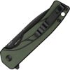 OKnife Mettle Button Lock - Black/OD G10