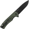 OKnife Mettle Button Lock - Black/OD G10