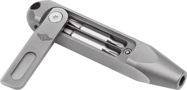 Oknife Otacle D1 Gray Titanium Hex Bit Tool