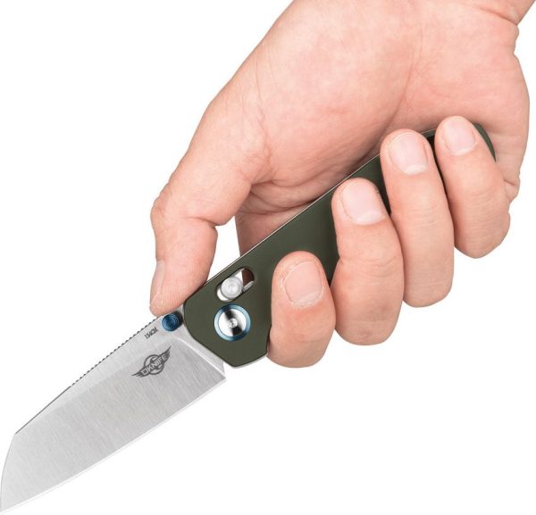 Oknife Rubato 2 Rail Lock Sheepsfoot OD Aluminum
