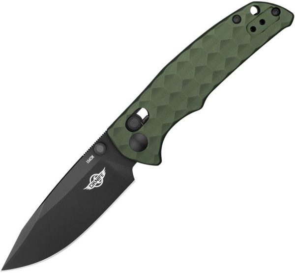 Oknife Rubato 3 Rail Lock Drop Point OD Green